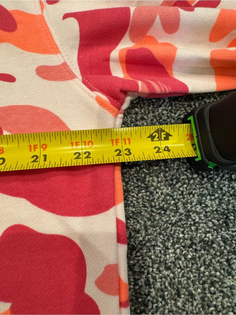 Bape Pink Coral Camo Shark Zip-Up Hoodie